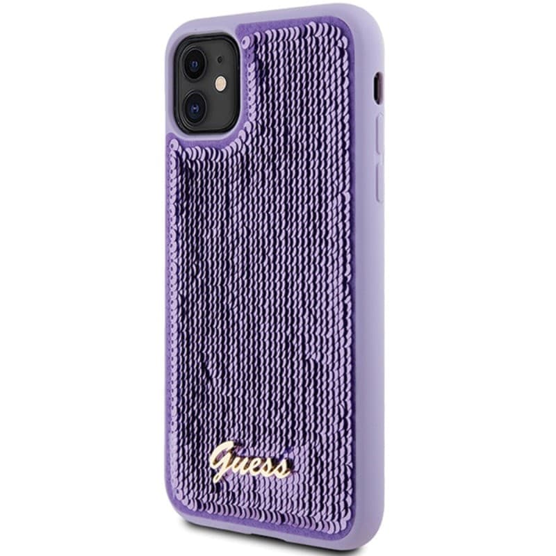 Guess Sequin Script Metal - iPhone 11 Case (purple) - 2