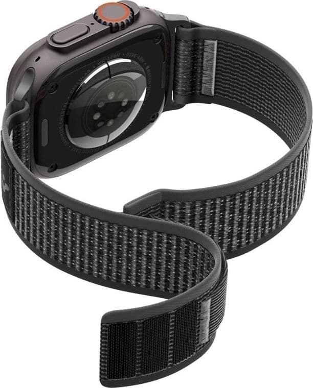 Cinturino Spigen Athlex Air 2 per Apple Watch 44/45/46/49 mm (Nero/Grigio) - 5