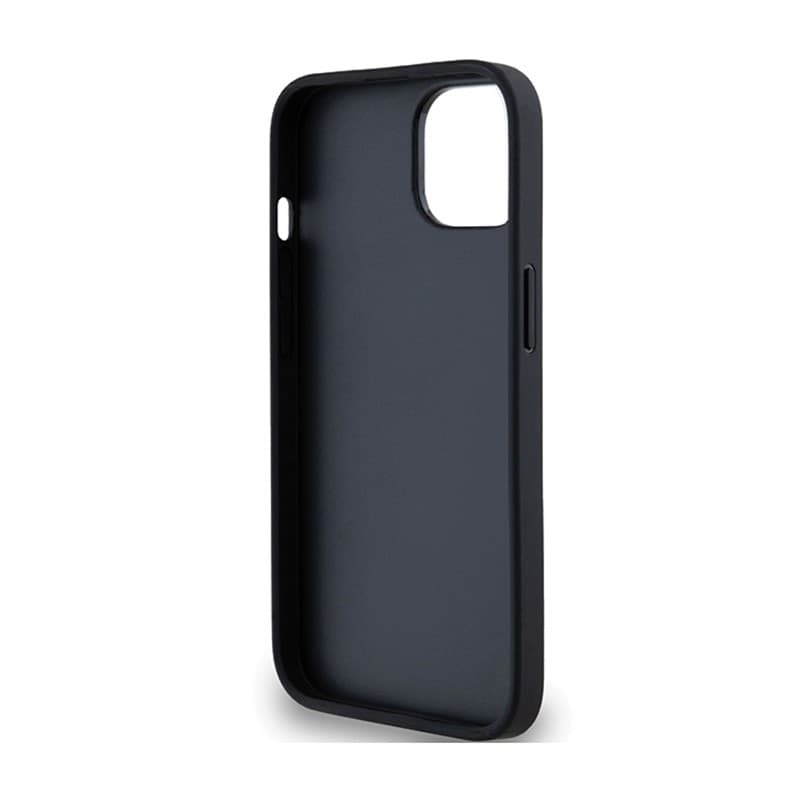 DKNY Leather Mono Stripe & Metal Logo - Case for iPhone 15 / 14 / 13 (black) - 7