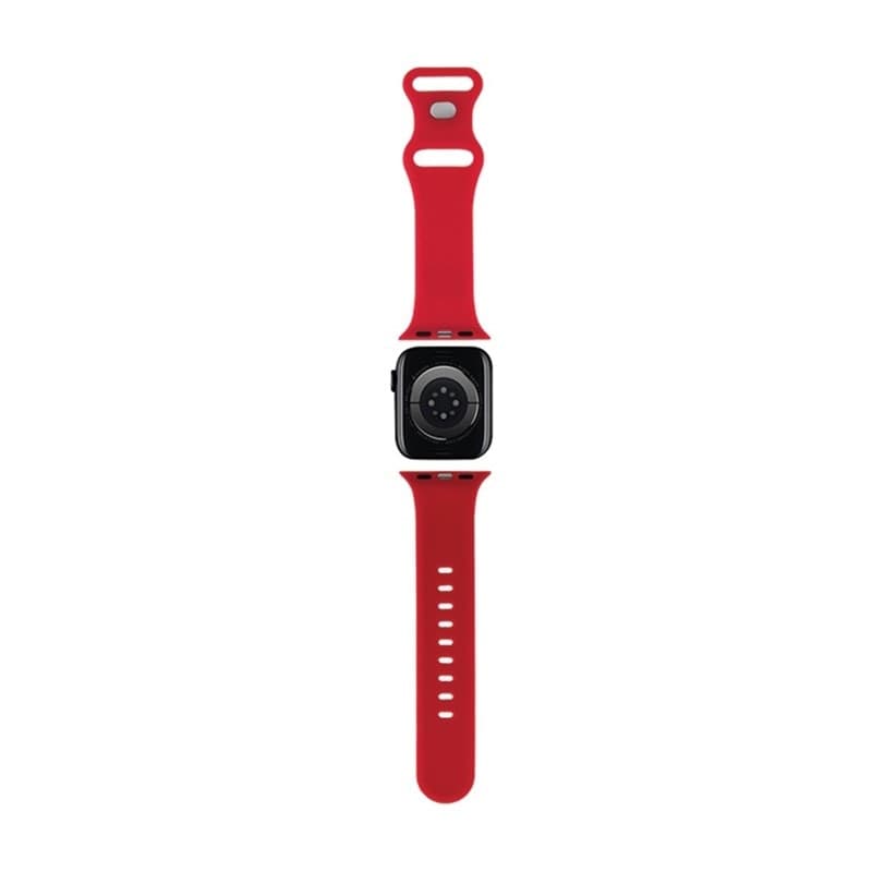 Hello Kitty Silicone Kitty Head - Strap for Apple Watch 38/40/41 mm (red) - 2