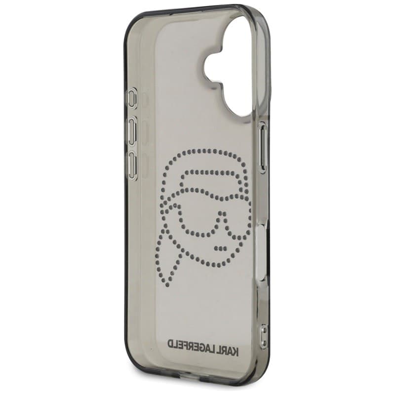 Karl Lagerfeld IML Rhinestones Karl Head - Case for iPhone 16 (black) - 7