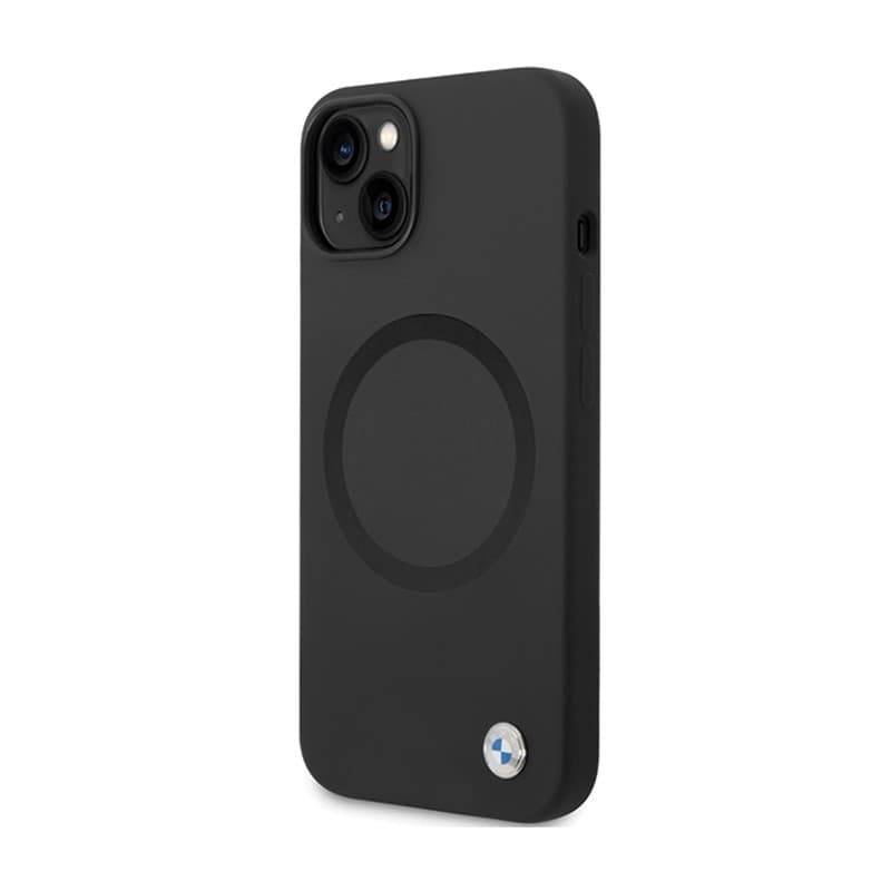 BMW Signature Liquid Silicone MagSafe - Case for iPhone 14 (black) - 2