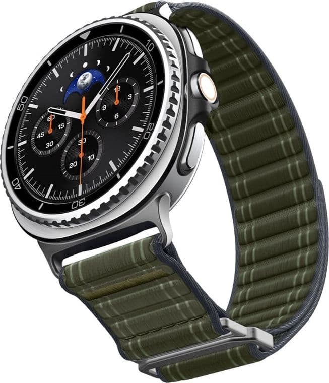 Spigen WBF0 Band - Cinturino per Samsung Galaxy Watch 8 / 8 Classic 40 / 44 / 46 mm (verde) - 5