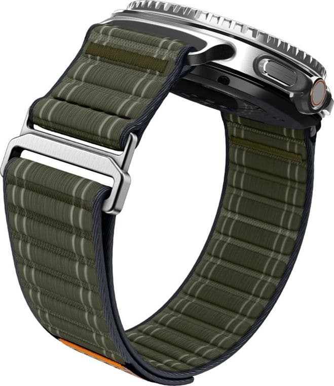 Spigen WBF0 Band - Cinturino per Samsung Galaxy Watch 8 / 8 Classic 40 / 44 / 46 mm (verde) - 6