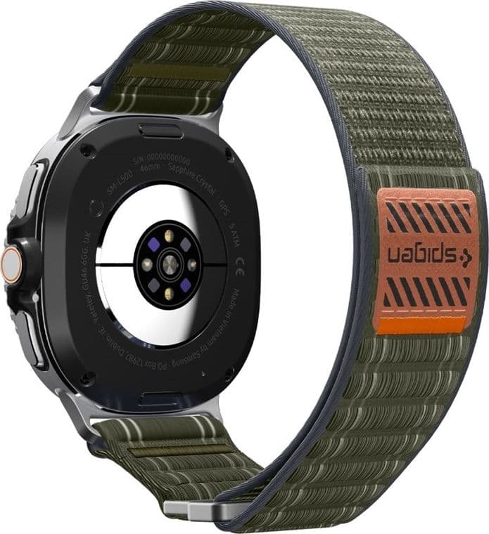 Spigen WBF0 Band - Cinturino per Samsung Galaxy Watch 8 / 8 Classic 40 / 44 / 46 mm (verde) - 7