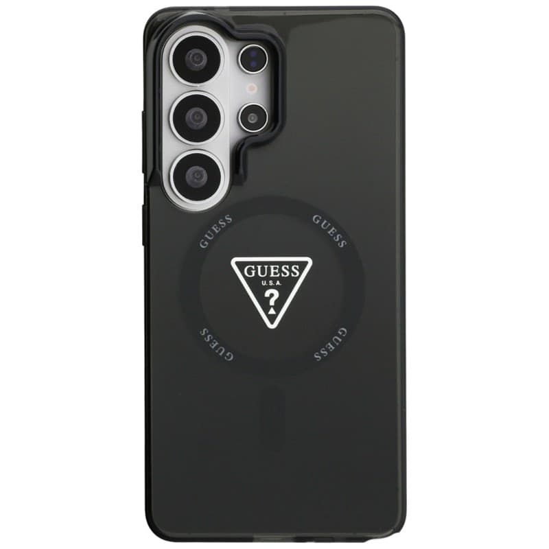 Custodia Guess IML Gradient Triangle MagSafe per Samsung Galaxy S26 Ultra (nera) - 3
