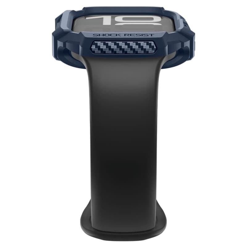 Spigen Rugged Armor V2 - Custodia per Apple Watch 10/11 42 mm (blu navy) - 5