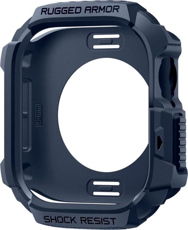 Spigen Rugged Armor V2 - Custodia per Apple Watch 10/11 42 mm (blu navy) - 10