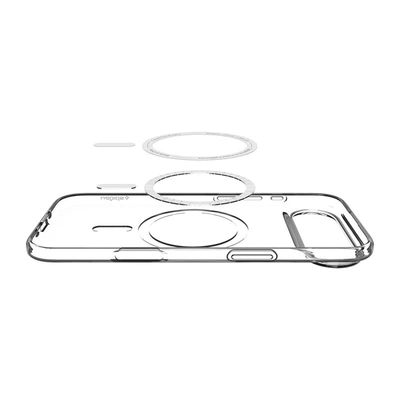 Spigen Liquid Crystal Mag MagSafe - Case for iPhone Air (Clear/White) - 5