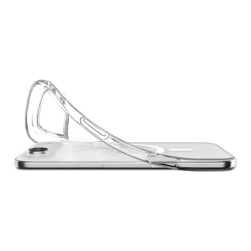 Spigen Liquid Crystal Mag MagSafe - Case for iPhone Air (Clear/White) - 6