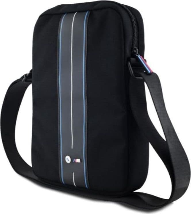 BMW Nylon Blue Stripe - Tablet Bag 8" (Black) - 2