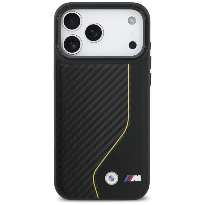 BMW M Carbon Line & Logo MagSafe - Case iPhone 17 Pro Max (yellow) - 3