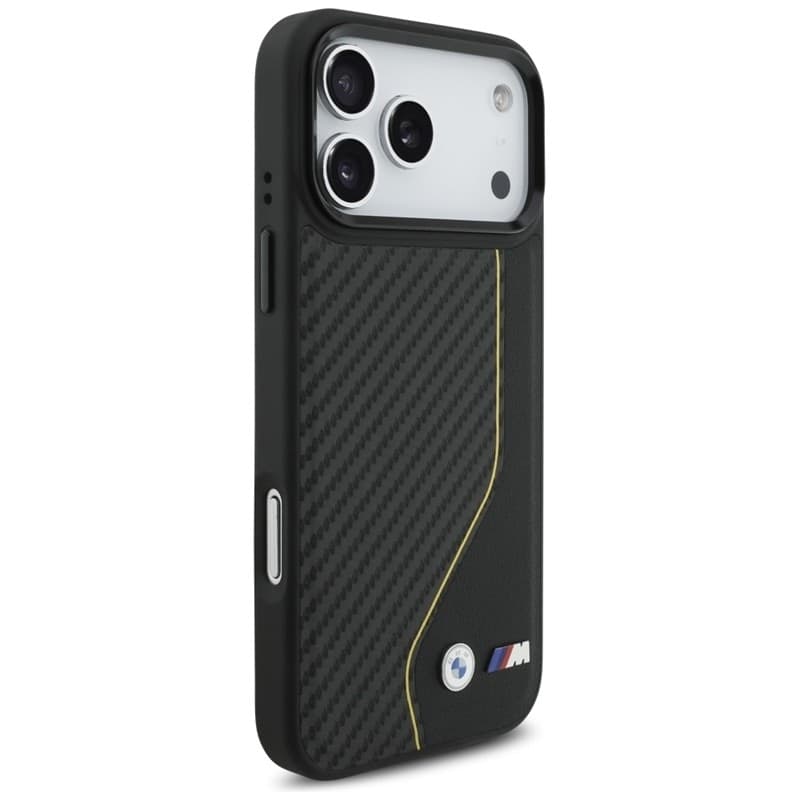BMW M Carbon Line & Logo MagSafe - Case iPhone 17 Pro Max (yellow) - 4