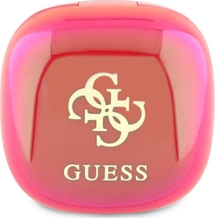 Guess 4G Printed Logo - Bluetooth TWS Headphones + Charging Case (Fuchsia) - 2