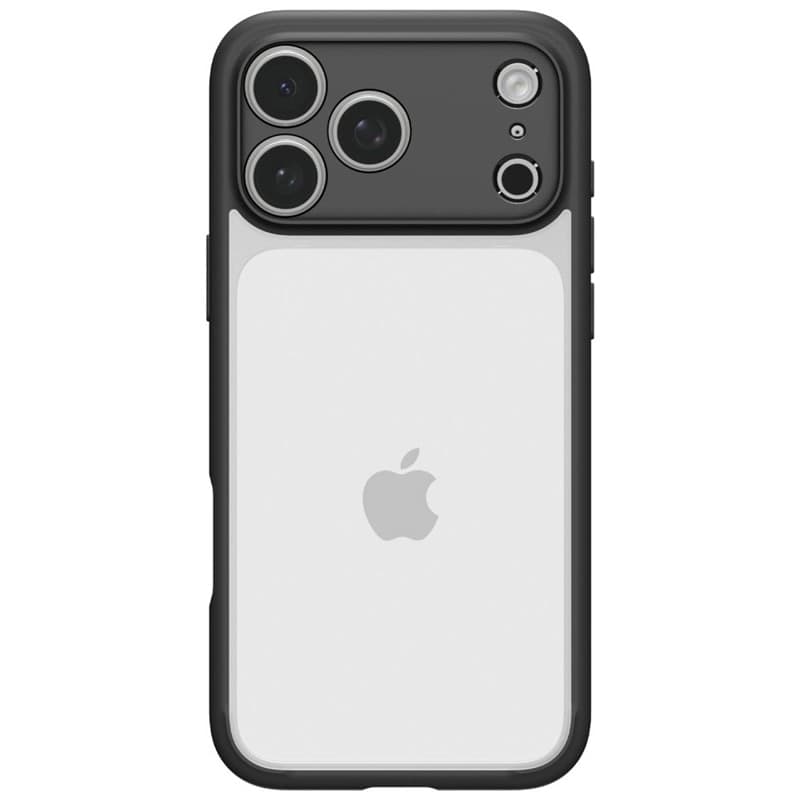 Spigen Ultra Hybrid - Custodia per iPhone 18 Pro Max / 17 Pro Max (Nero opaco) - 2