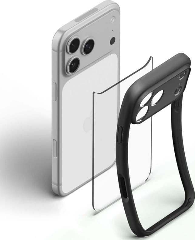 Spigen Ultra Hybrid - Custodia per iPhone 18 Pro Max / 17 Pro Max (Nero opaco) - 4