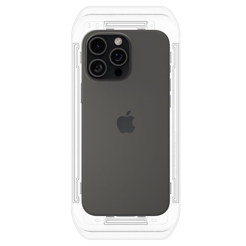 Spigen GLAS.TR EZ FIT 2-Pack - Tempered glass for iPhone 16 Pro Max / 17 Pro Max 2 pcs - 8