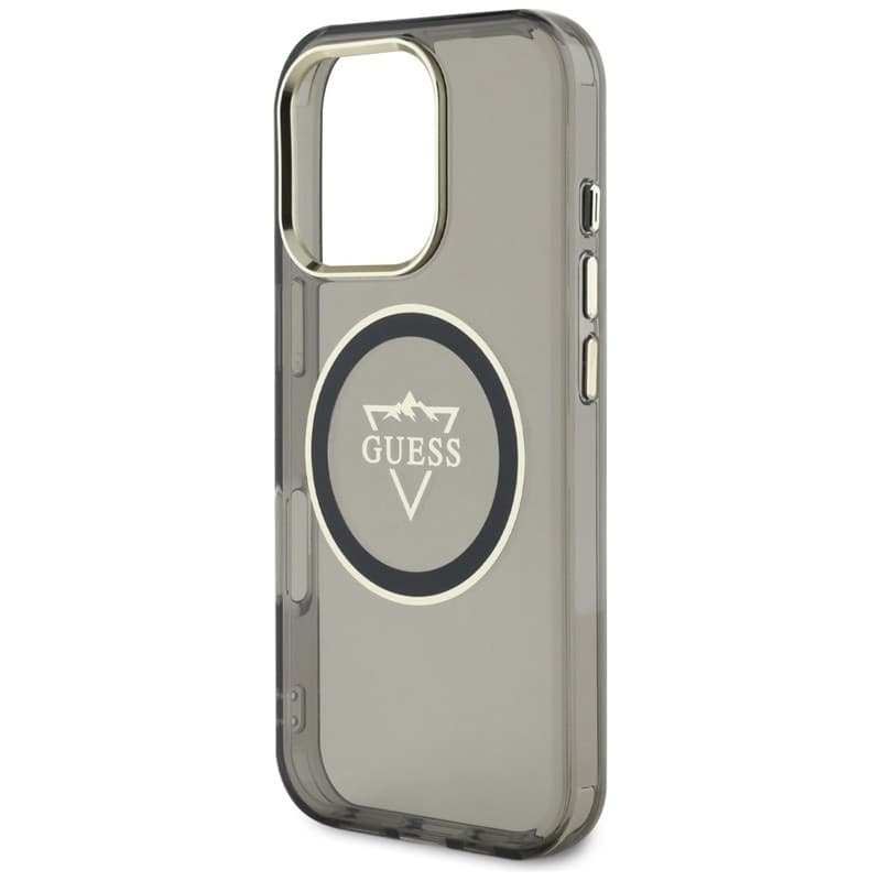Guess IML Metal Mountain Logo MagSafe - Case for iPhone 16 Pro (black) - 6