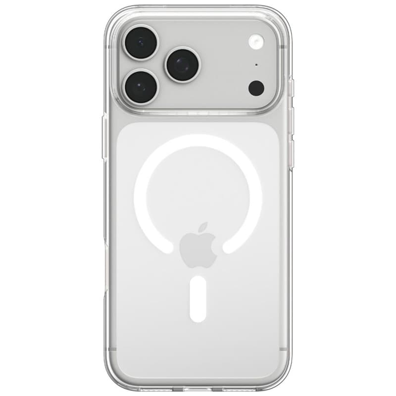 Spigen Liquid Crystal Mag MagSafe - Custodia per iPhone 18 Pro Max / 17 Pro Max (Trasparente/Bianco) - 3