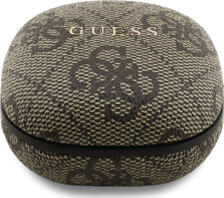 Guess 4G Classic Metal Logo - Bluetooth TWS ENC sluchátka + nabíjecí pouzdro (Hnìdá) - 2