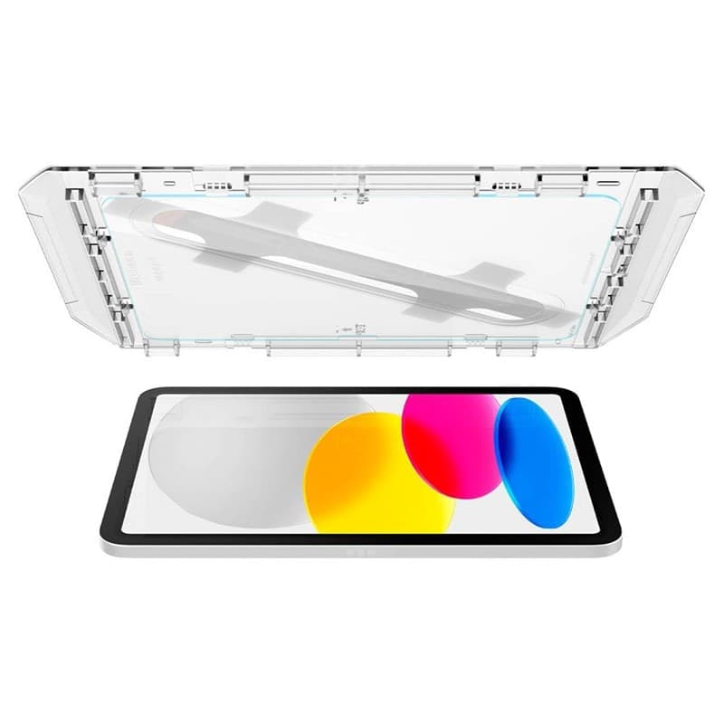 Spigen GLAS.TR EZ FIT - Tempered Glass for Apple iPad iPad 11” (2025) / 10.9" (2022) (Transparent) - 4