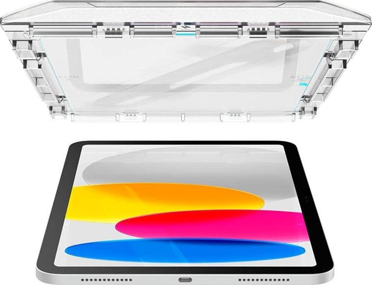 Spigen GLAS.TR EZ FIT - Tempered Glass for Apple iPad iPad 11” (2025) / 10.9" (2022) (Transparent) - 5
