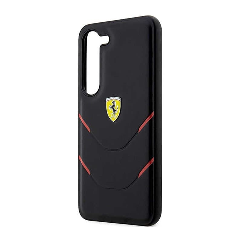 Ferrari Hot Stamp Lines - Case for Samsung Galaxy S23+ (Black) - 6