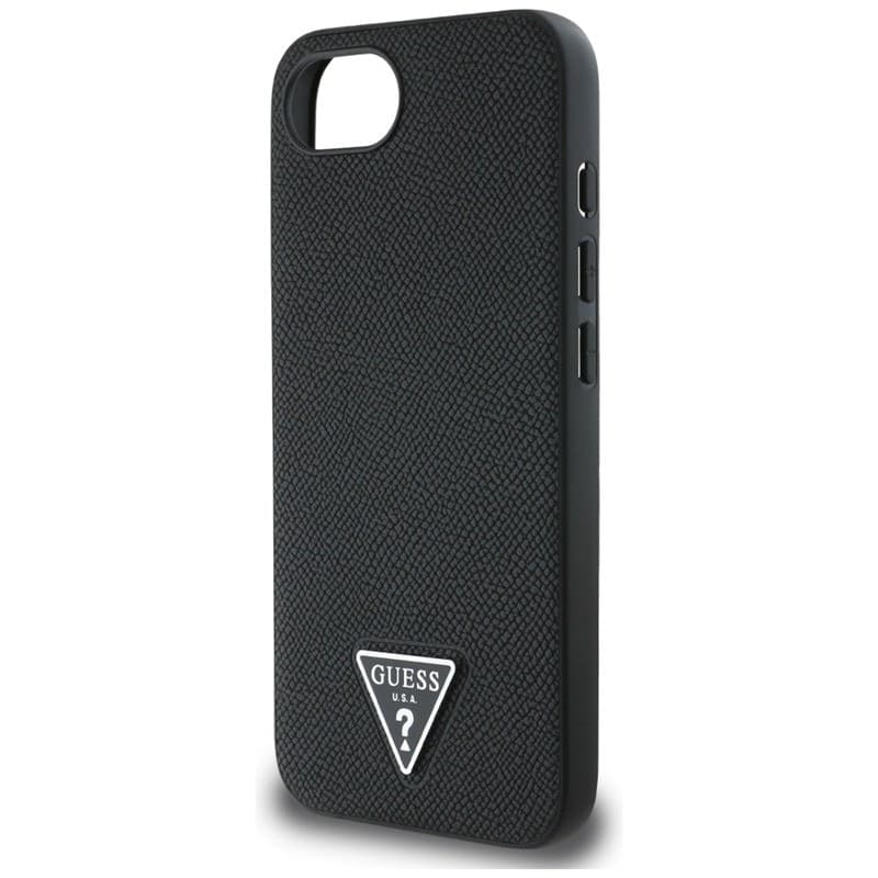 Guess Grained Triangle MagSafe - Case for iPhone 16e (black) - 6