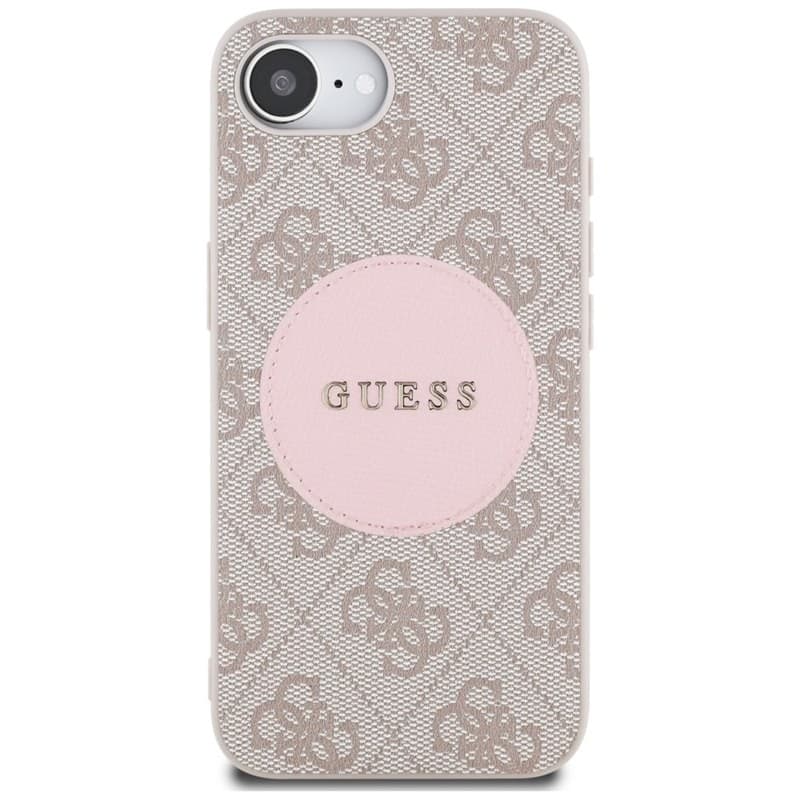 Guess 4G Circle Classic Logo MagSafe - Case for iPhone 16e (pink) - 3