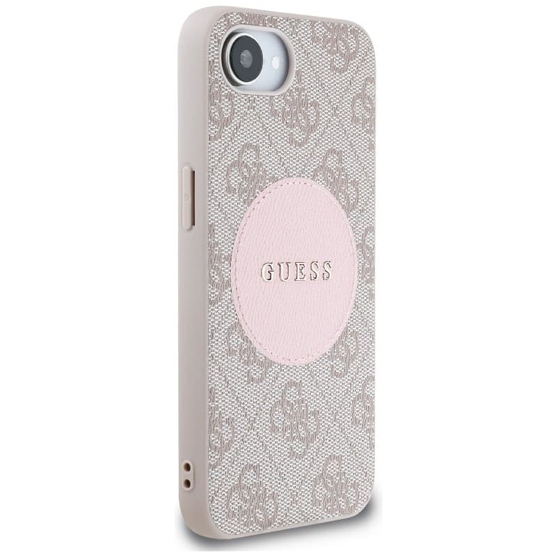 Guess 4G Circle Classic Logo MagSafe - Case for iPhone 16e (pink) - 4