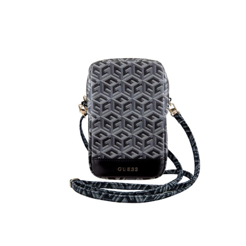 Guess Zip GCube Bottom Stripe - Phone bag (black) - 2