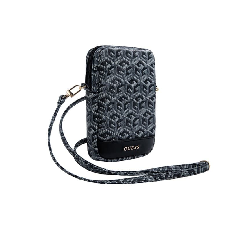Guess Zip GCube Bottom Stripe - Phone bag (black) - 3