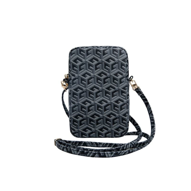 Guess Zip GCube Bottom Stripe - Phone bag (black) - 4