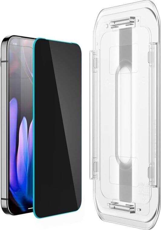 Spigen GLAS.TR EZ FIT Privacy 2-Pack - Tempered Glass with Privacy Filter for Google Pixel 9 / 9 Pro / 10 / 10 Pro (2 pcs) - 4