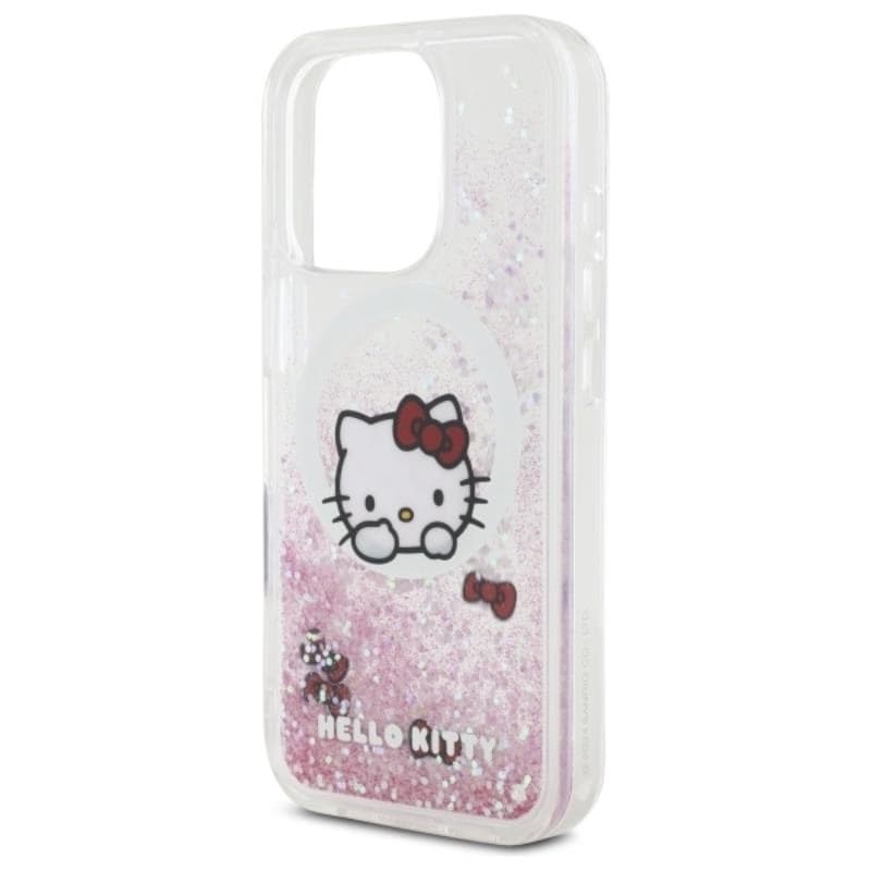 Hello Kitty Liquid Glitter Sweet Kitty Bows MagSafe - Case for iPhone 16 Pro Max (white) - 6
