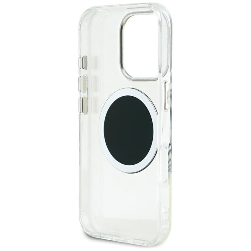 Guess IML Metal Colored Circle Classic Logo MagSafe - Case for iPhone 16 Pro Max (black) - 7