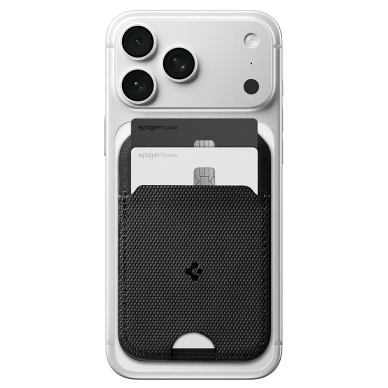 Spigen S314-2 Slim Fold Tripod MagSafe - Portafoglio magnetico con funzione di supporto (nero) - 4