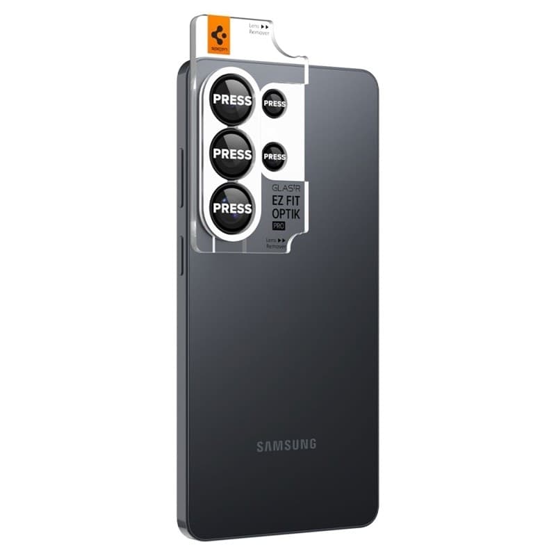 Spigen Optik Pro HD GLAS.TR EZ Fit Camera Protector 2-Pack - Pellicola protettiva per obiettivo della fotocamera per Samsung Gal - 2