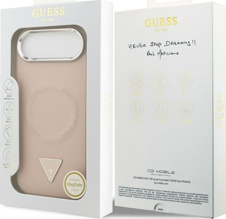 Guess Triangle Logo MagSafe - Case iPhone Air (Pink) - 8