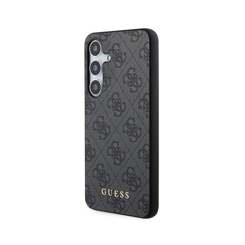 Guess 4G Metal Gold Logo - Case for Samsung Galaxy S24 (Black) - 2