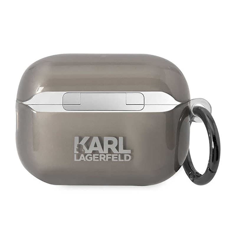 Karl Lagerfeld NFT Ikonik Karl Head - Case for Apple AirPods Pro 2 (Black) - 2