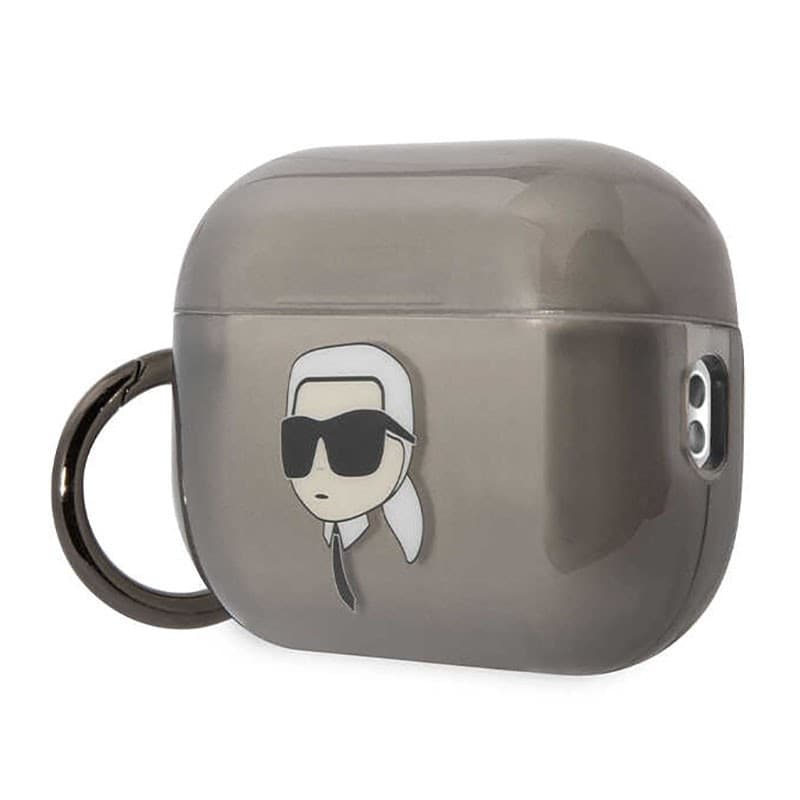 Karl Lagerfeld NFT Ikonik Karl Head - Case for Apple AirPods Pro 2 (Black) - 3