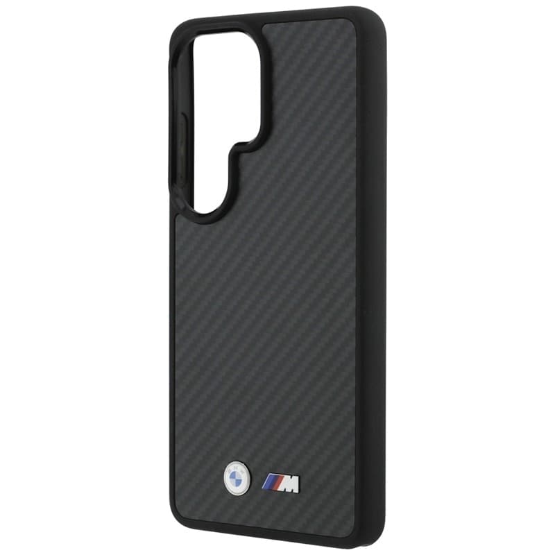 Custodia MagSafe con logo BMW M Kevlar per Samsung Galaxy S26 Ultra (nera) - 6