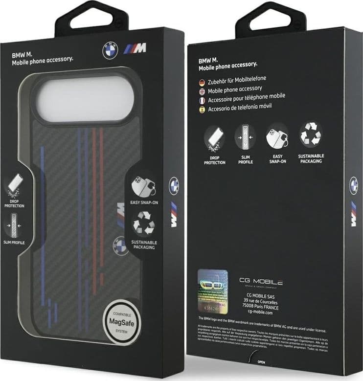 BMW M Kevlar Lines & Logo MagSafe - Case iPhone Air (black) - 6