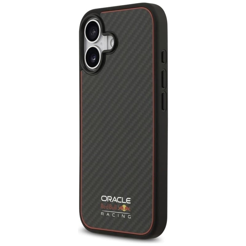 Custodia Red Bull Kevlar Logo Matt MagSafe per iPhone 17 (Nero) - 2