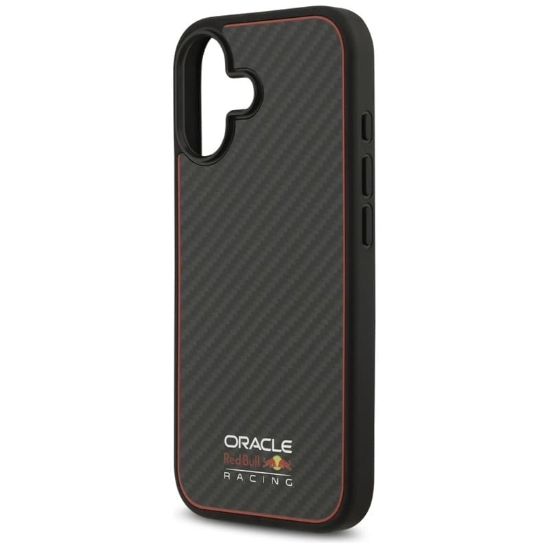 Custodia Red Bull Kevlar Logo Matt MagSafe per iPhone 17 (Nero) - 6