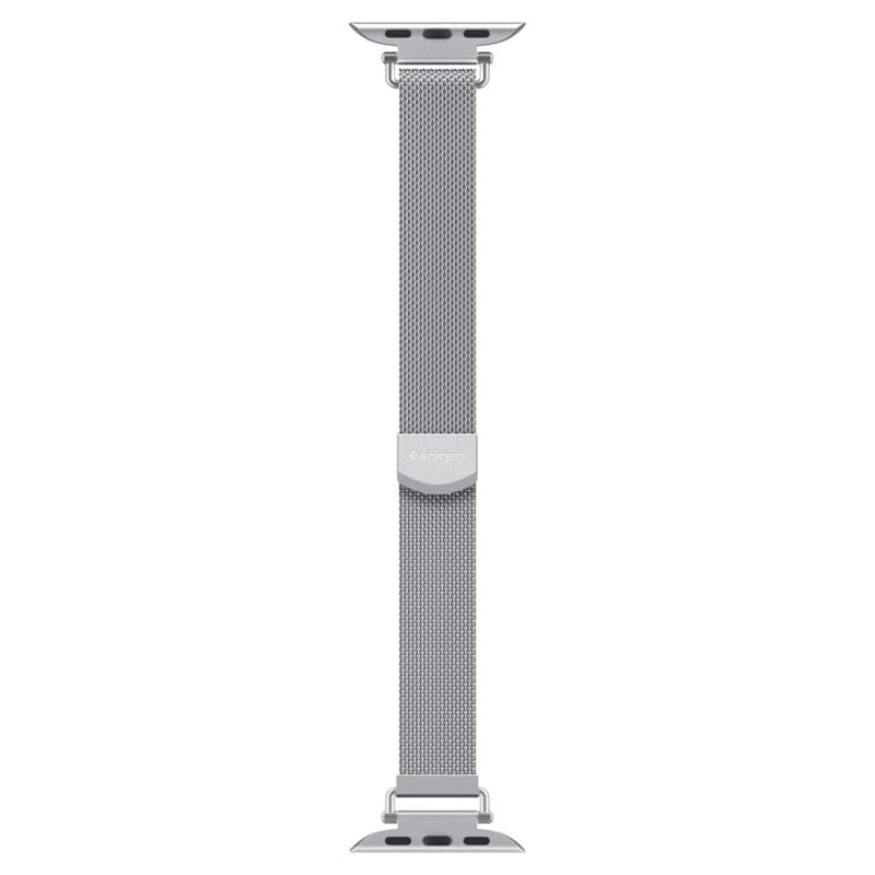 Spigen WBM4 - Stainless Steel Band for Apple Watch 40/41/42 mm (Silver) - 3