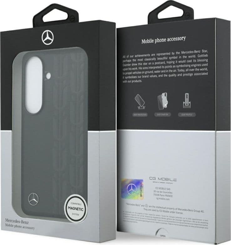 Custodia MagSafe Mercedes Laurel Leaves per Samsung Galaxy S26 (nera) - 8