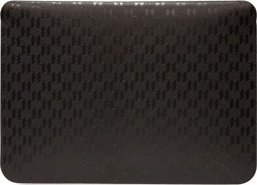 Karl Lagerfeld NFT Saffiano Monogram Ikonik Karl Sleeve - 14" Notebook Case (Black) - 3