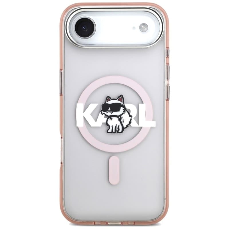 Karl Lagerfeld IML Choupette Sketch Logo MagSafe - Case iPhone Air (pink) - 3